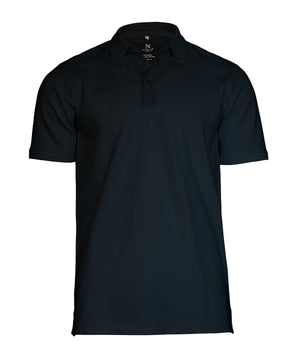 Altavista – Tri-Blend Deluxe Polo in Dark Navy, front view
