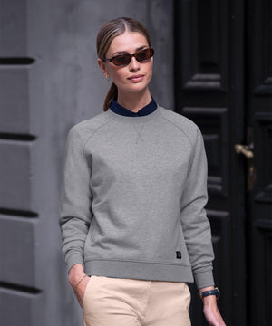Lifestyle photo of the Women’s Georgetown – Timeless Luxury Crew Neck