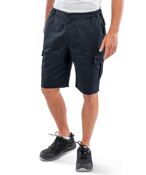 Lifestyle photo of the Recycled Work-Guard Utility Shorts