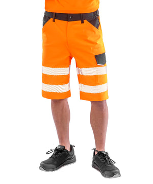 Lifestyle photo of the Safe-Guard Recycled Dynamic Stretch Safety Shorts