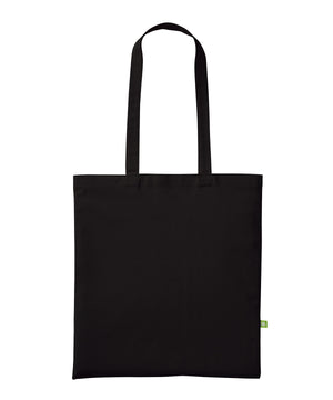 Organic cotton shopper long handle