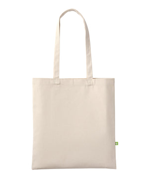 Premium organic canvas shopper long handle