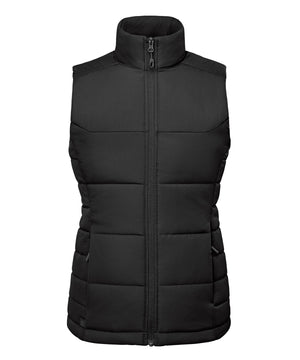 Women’s Sierra Thermal Vest in Black, front view