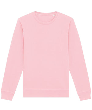 Roller Unisex Crew Neck Sweatshirt (Stsu868) in Cotton Pink, front view