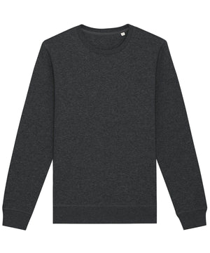 Roller Unisex Crew Neck Sweatshirt (Stsu868) in Dark Heather Grey, front view