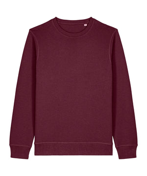 Roller Unisex Crew Neck Sweatshirt (Stsu868) in Deep Plum, front view