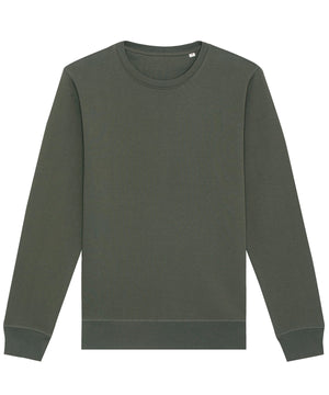 Roller Unisex Crew Neck Sweatshirt (Stsu868) in Khaki, front view
