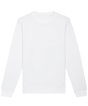 Roller Unisex Crew Neck Sweatshirt (Stsu868) in White, front view
