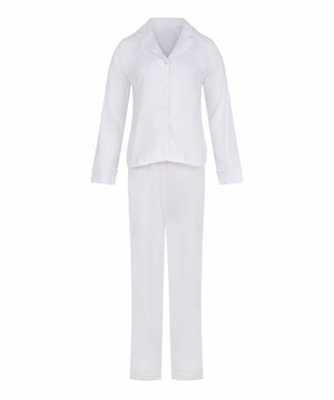 Supersoft Pyjamas in Ivory, front view