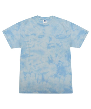 Tie-Dye Shirt in Crystal Carolina Blue, front view