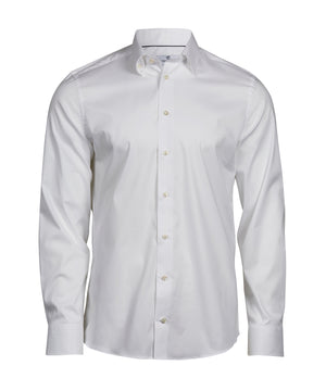 Stretch Luxury Shirt (4024) in White, front view
