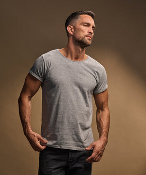 Lifestyle photo of the Roll-Up Tee (5062)