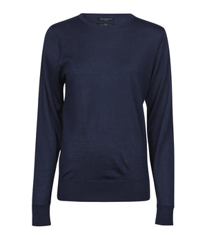 Women’s Crew Neck (6006) in Navy, front view