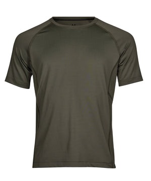 Cooldry Tee (7020) in Deep Green, front view