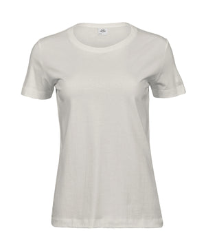 Women’s Sof Tee (8050) in Cement, front view