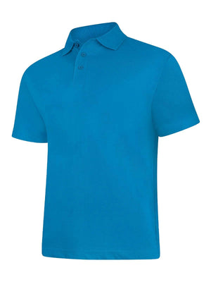 Ladies Active Cotton Poloshirt in Sapphire