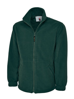 Classic Full Zip Fleece Jacket - Bottle Green