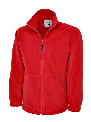 Classic Full Zip Fleece Jacket - Red