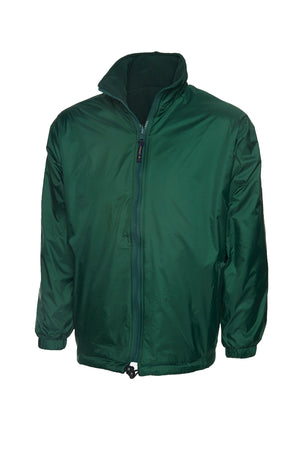 Classic Reversible Fleece Jacket - Bottle Green