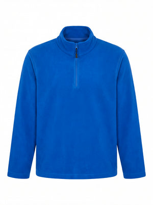Lightweight Quarter Zip Microfleece Jacket - Royal
