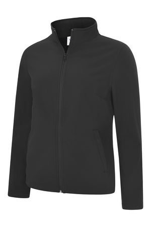 Ladies Classic Full Zip Soft Shell Jacket - Black