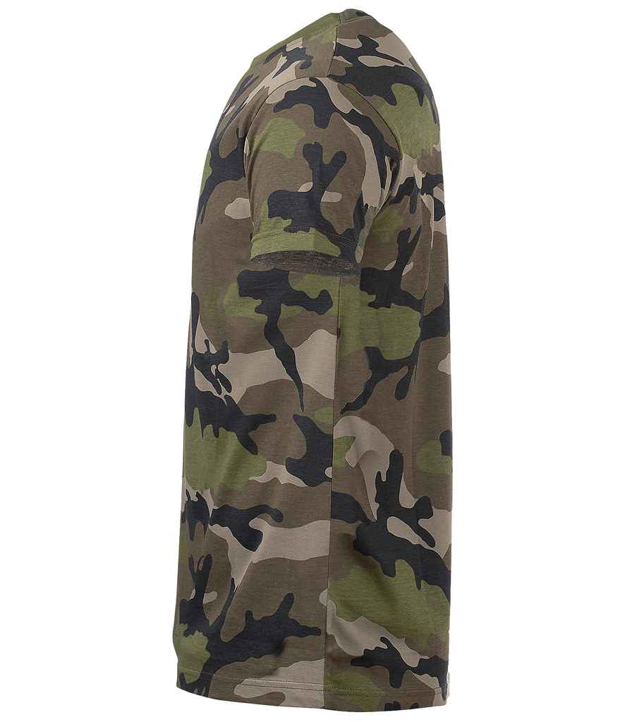 Camo T-Shirt in Camouflage, left side view