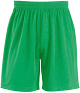 Kids San Siro 2 Shorts in Bright Green, front view
