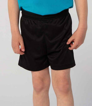Kids San Siro 2 Shorts in Black, model photo