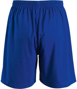 Kids San Siro 2 Shorts in Royal Blue, back view