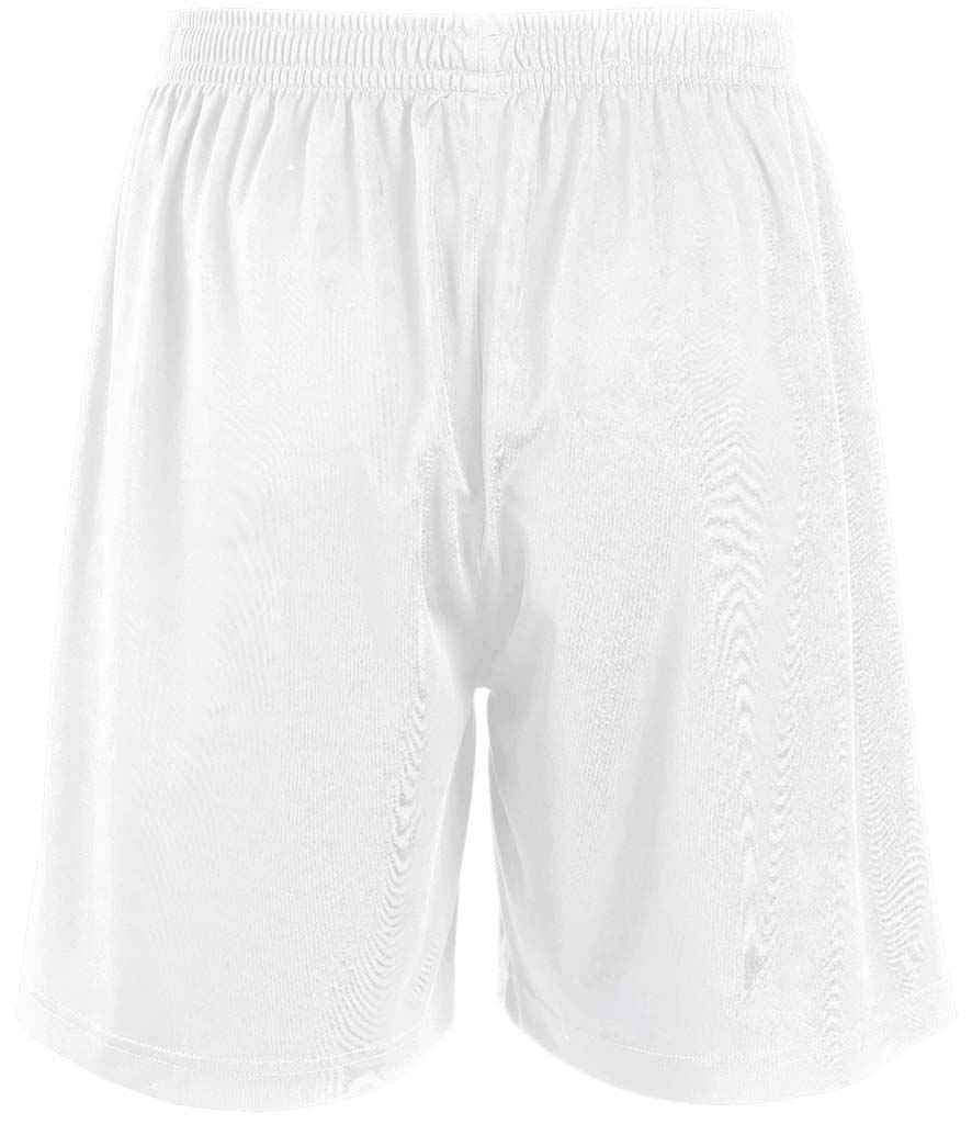 Kids San Siro 2 Shorts in White, back view