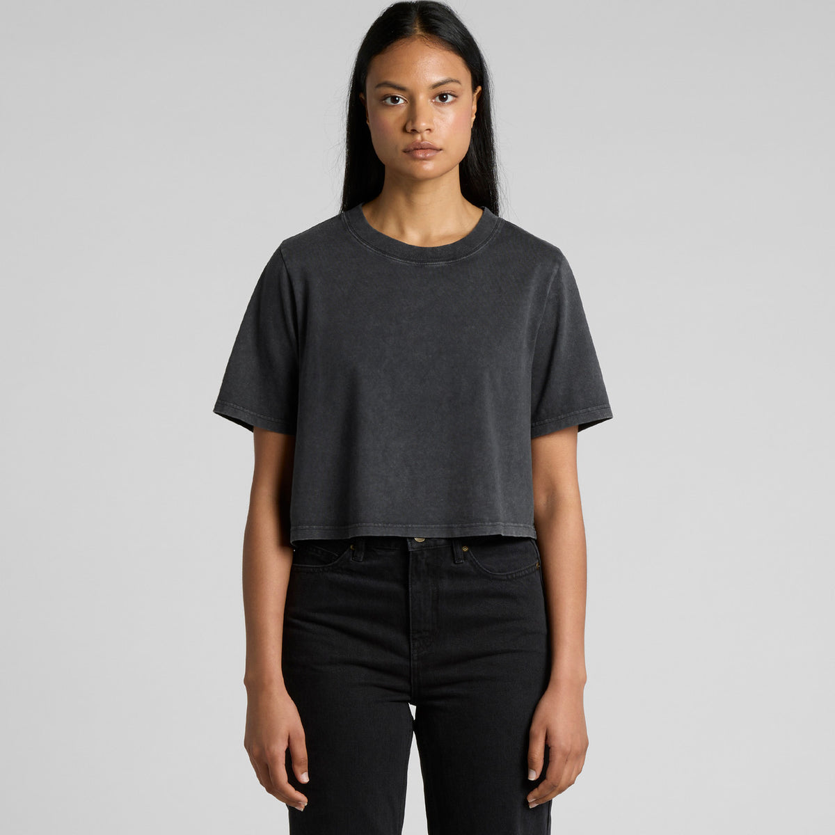 Wos Stone Wash Heavy Crop (AS4086)