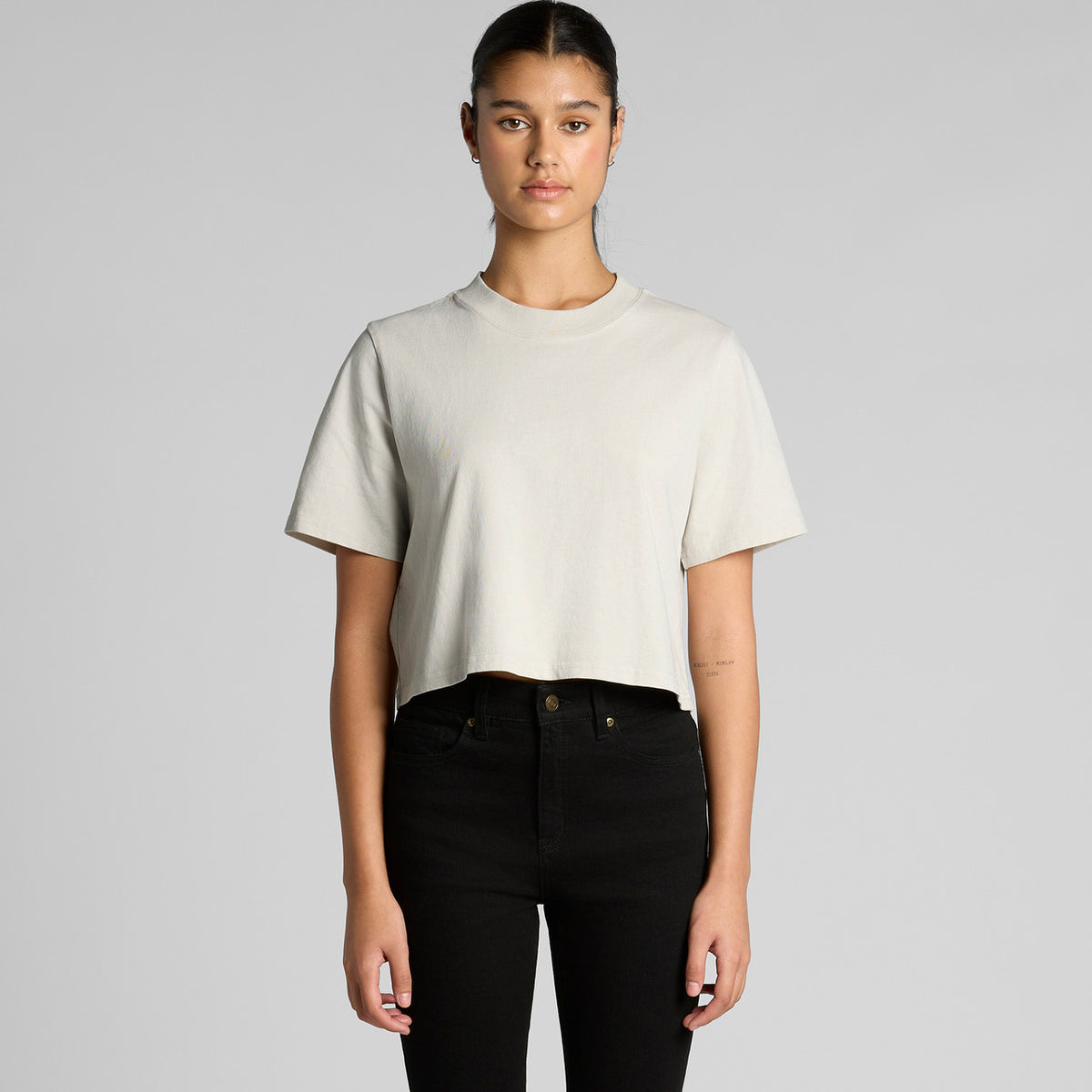 Wo's Heavy Faded Crop Tee (AS4089)