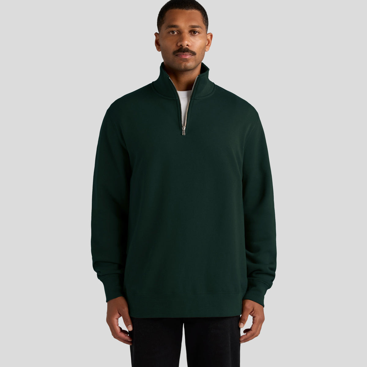 Stencil Half Zip Crew (AS5125)