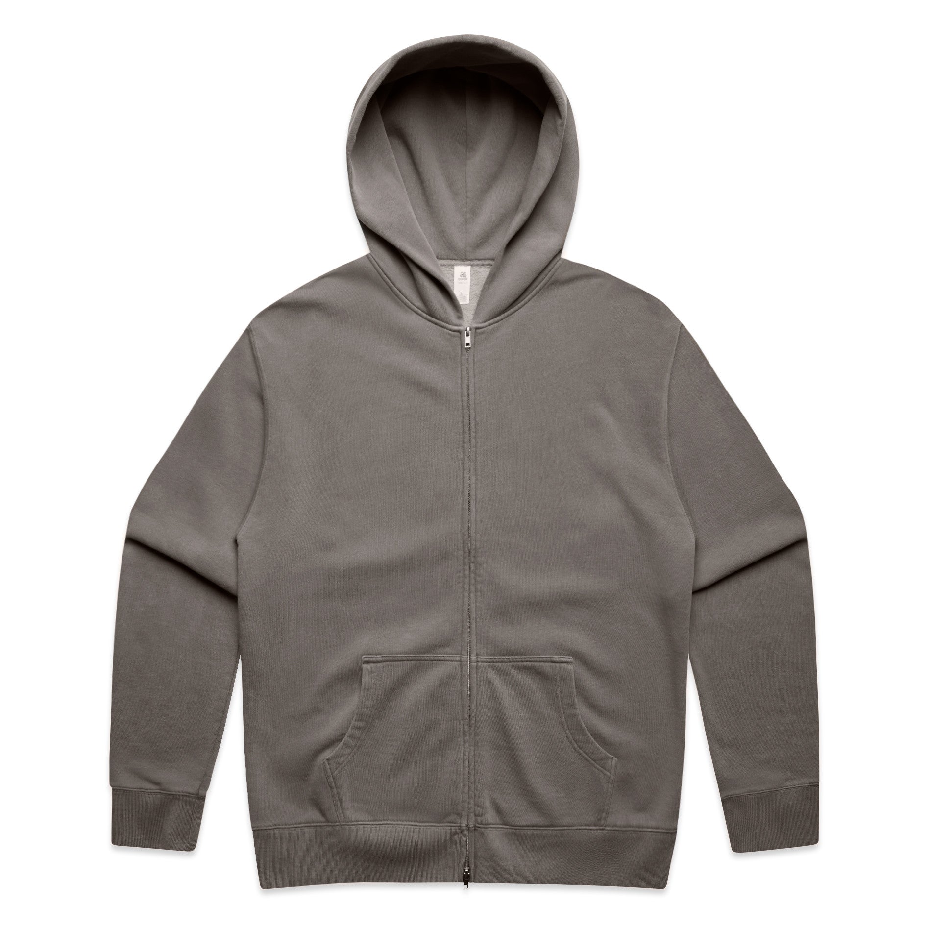 Relax Faded Zip Hood (AS5170) in Faded Grey