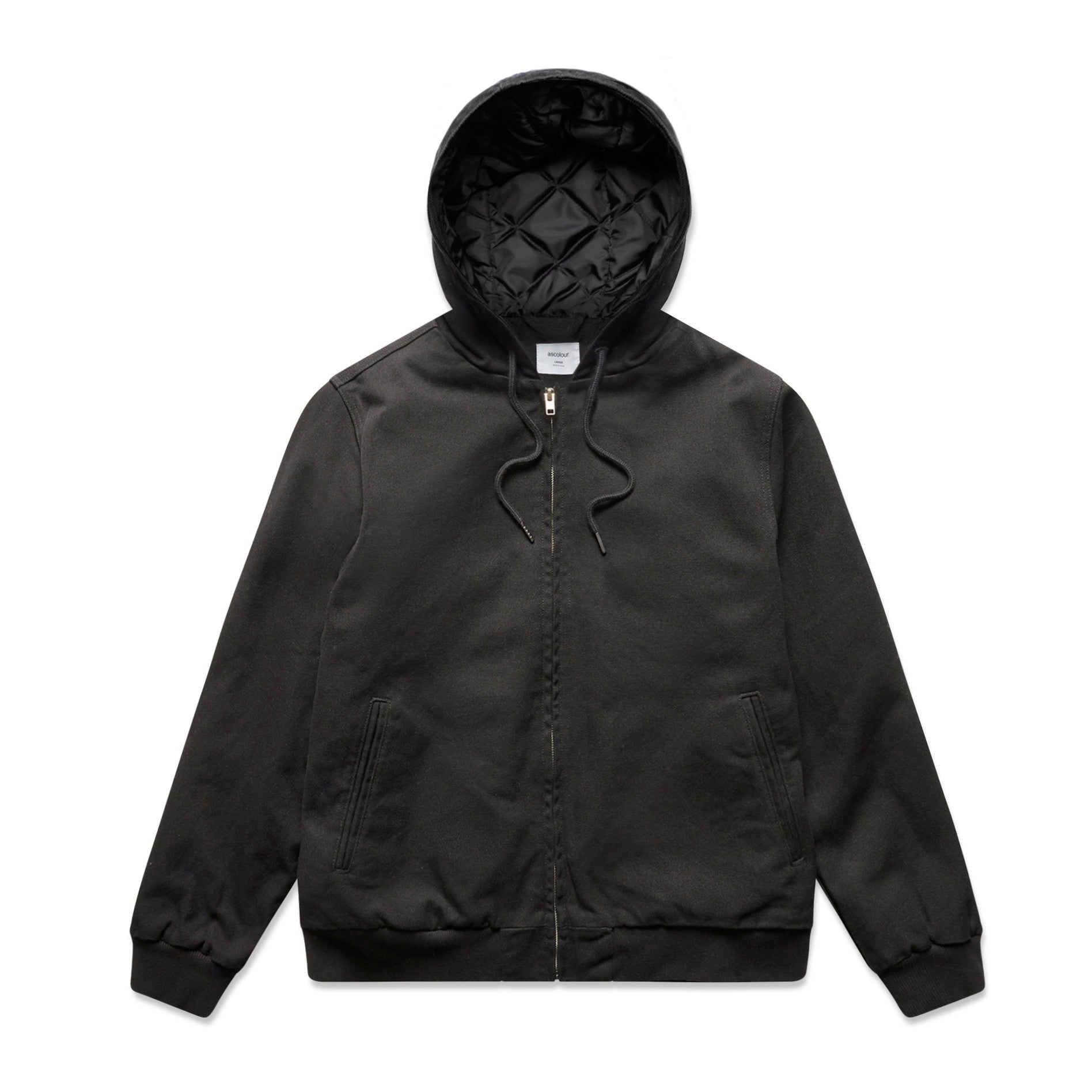 Canvas Bomber Hood Jacket (AS5532)