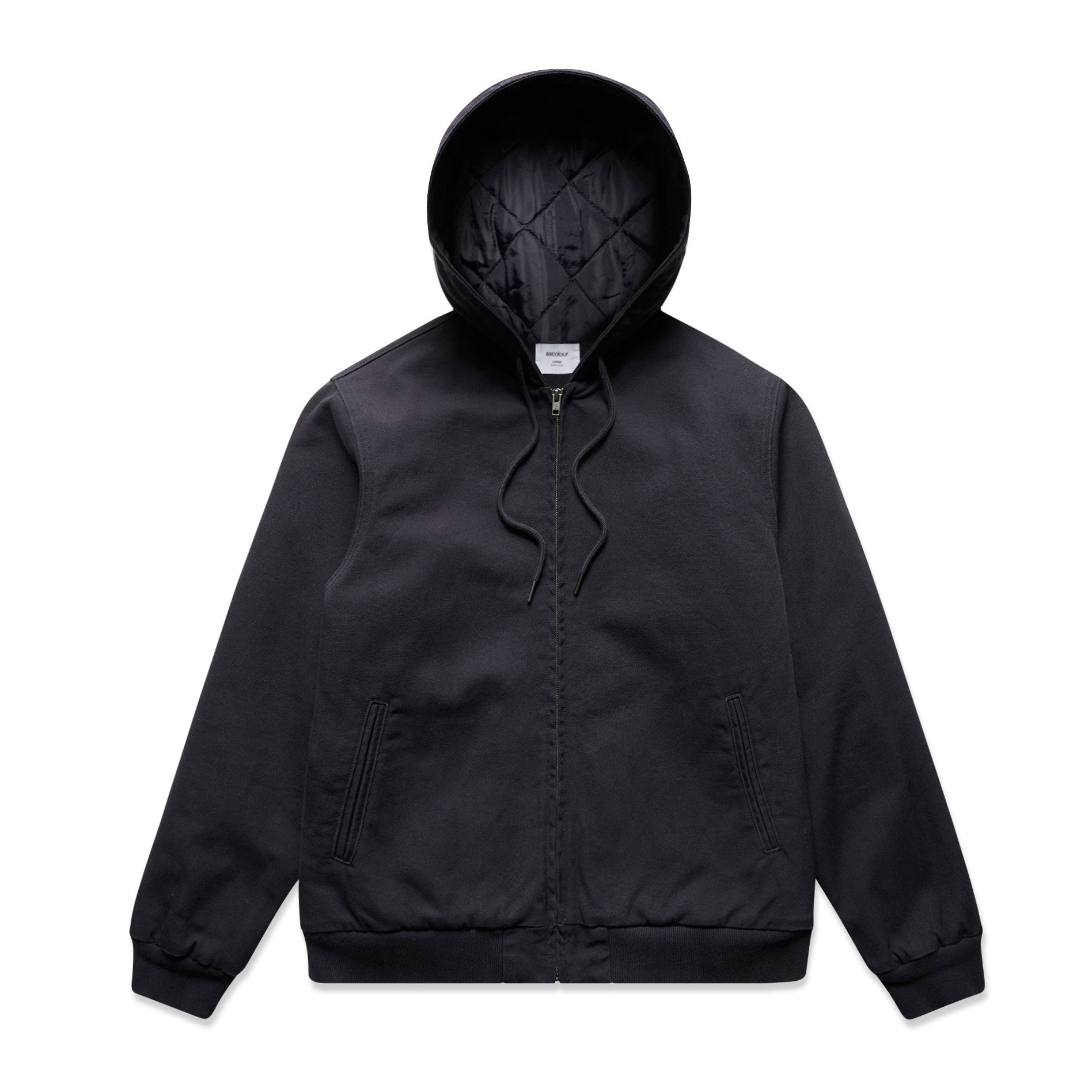 Canvas Bomber Hood Jacket (AS5532)