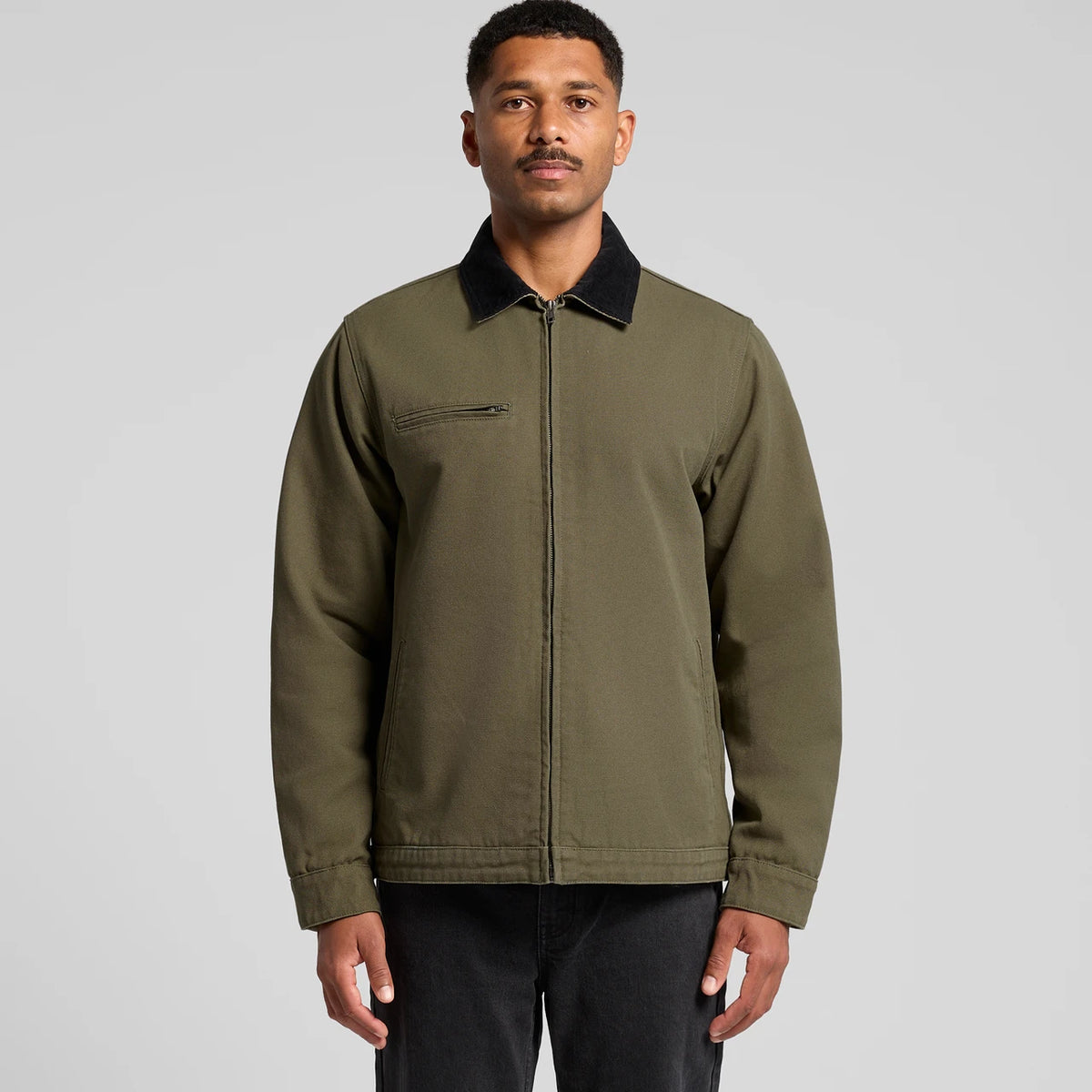 Canvas Cord Collar Jacket (AS5533)