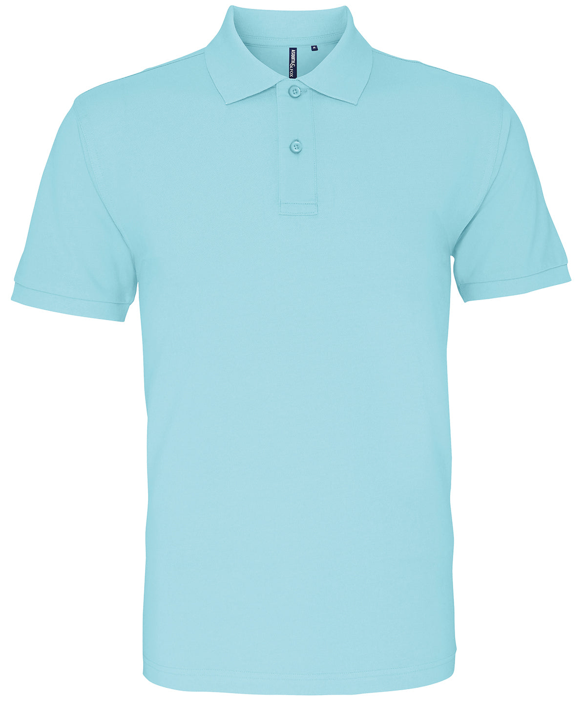 The Asquith & Fox Polo in Bright Ocean