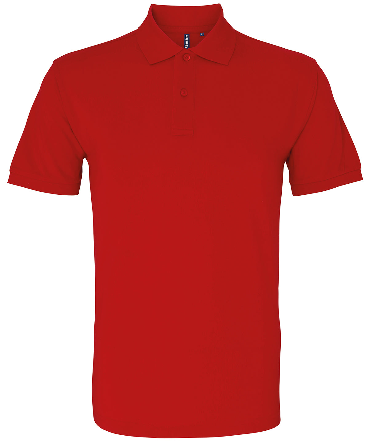 The Asquith & Fox Polo in Cherry Red
