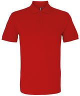 The Asquith & Fox Polo in Cherry Red