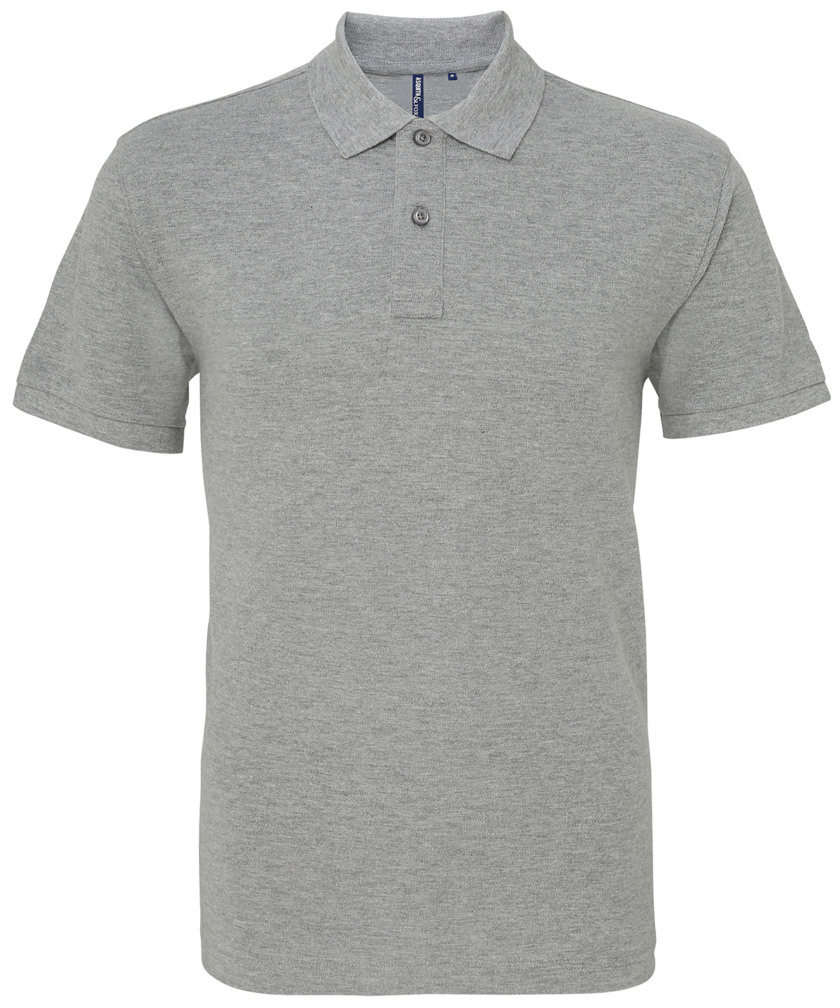 The Asquith & Fox Polo in Heather Grey
