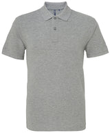 The Asquith & Fox Polo in Heather Grey