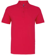 The Asquith & Fox Polo in Hot Pink