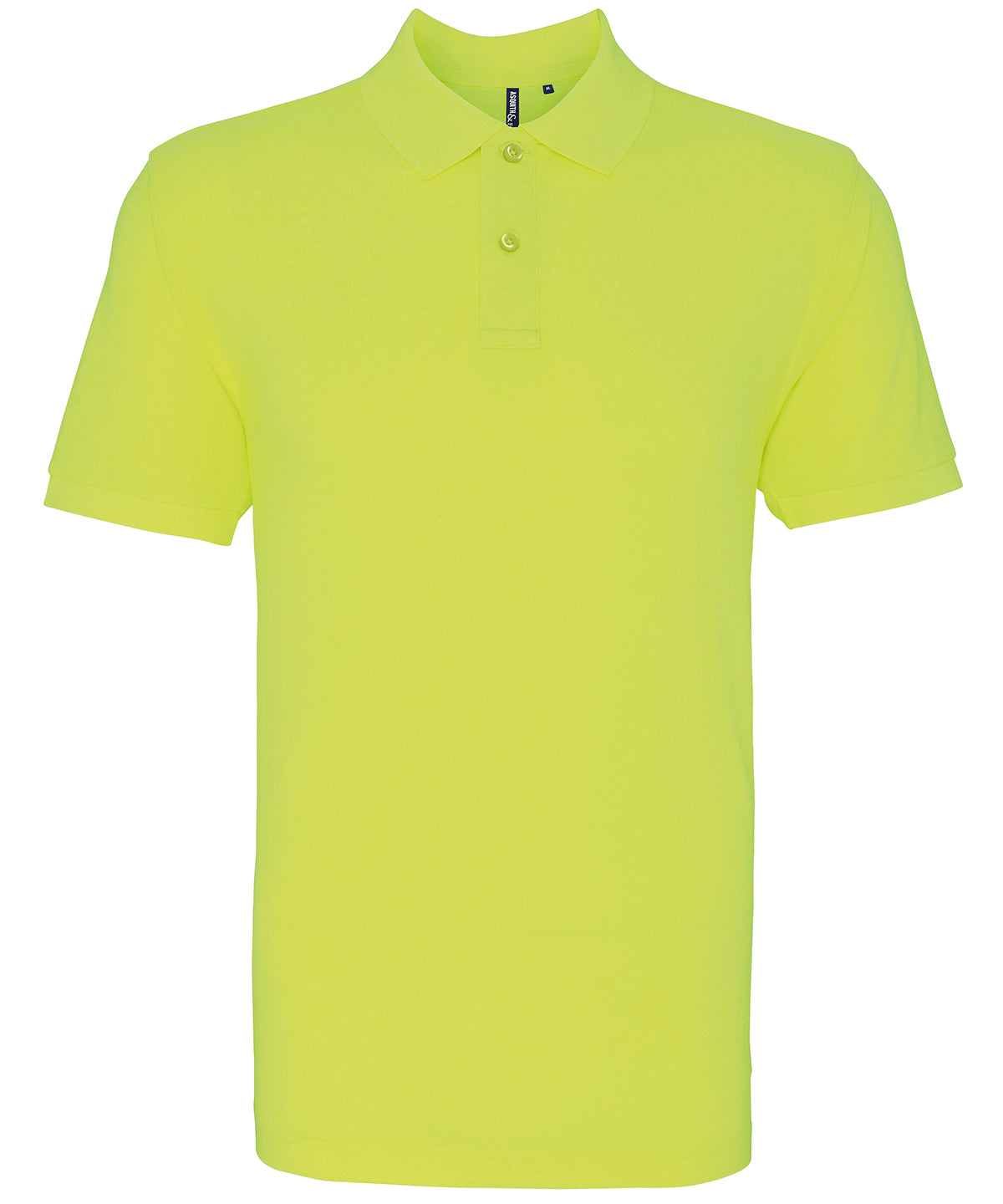 The Asquith & Fox Polo in Neon Yellow