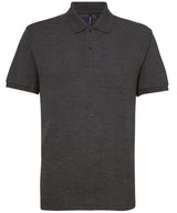 Men’s Polycotton Blend Polo in Charcoal