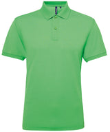 Men’s Polycotton Blend Polo in Lime