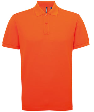 Men’s Polycotton Blend Polo in Orange
