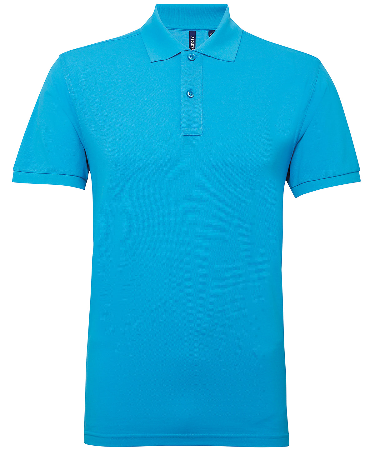 Men’s Polycotton Blend Polo in Turquoise