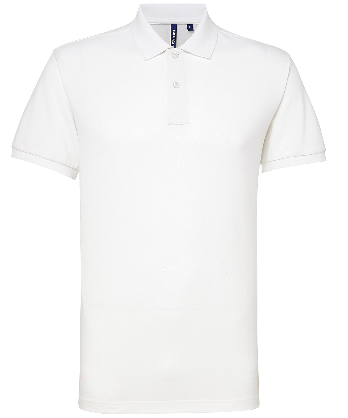 Men’s Polycotton Blend Polo in White
