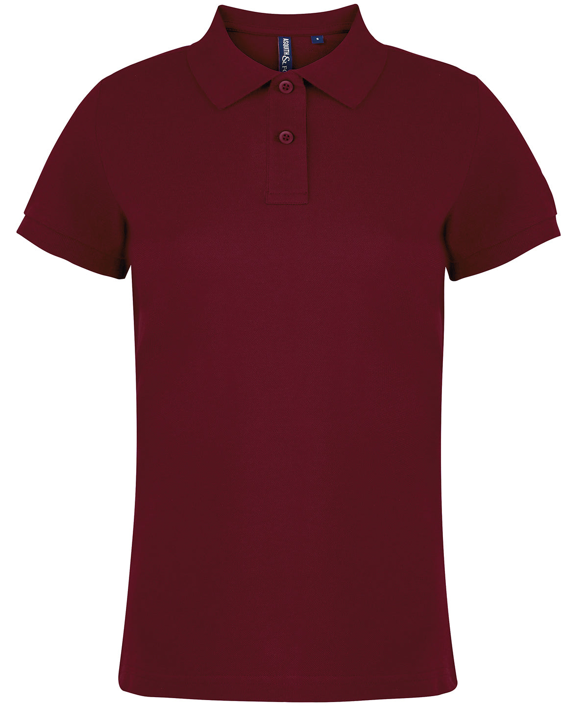 Women's Classic Fit Polo in Burgundy